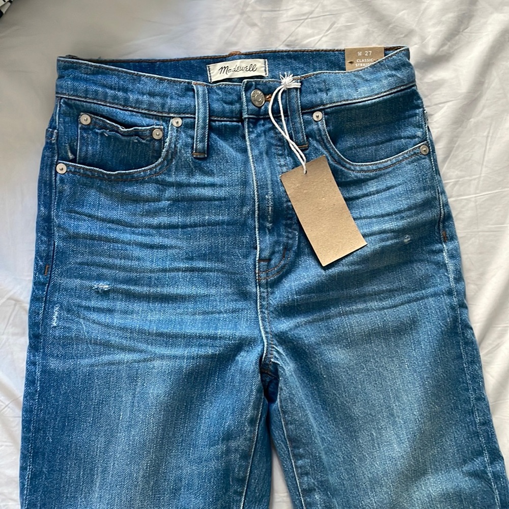 TALL Madewell Classic Straight jeans